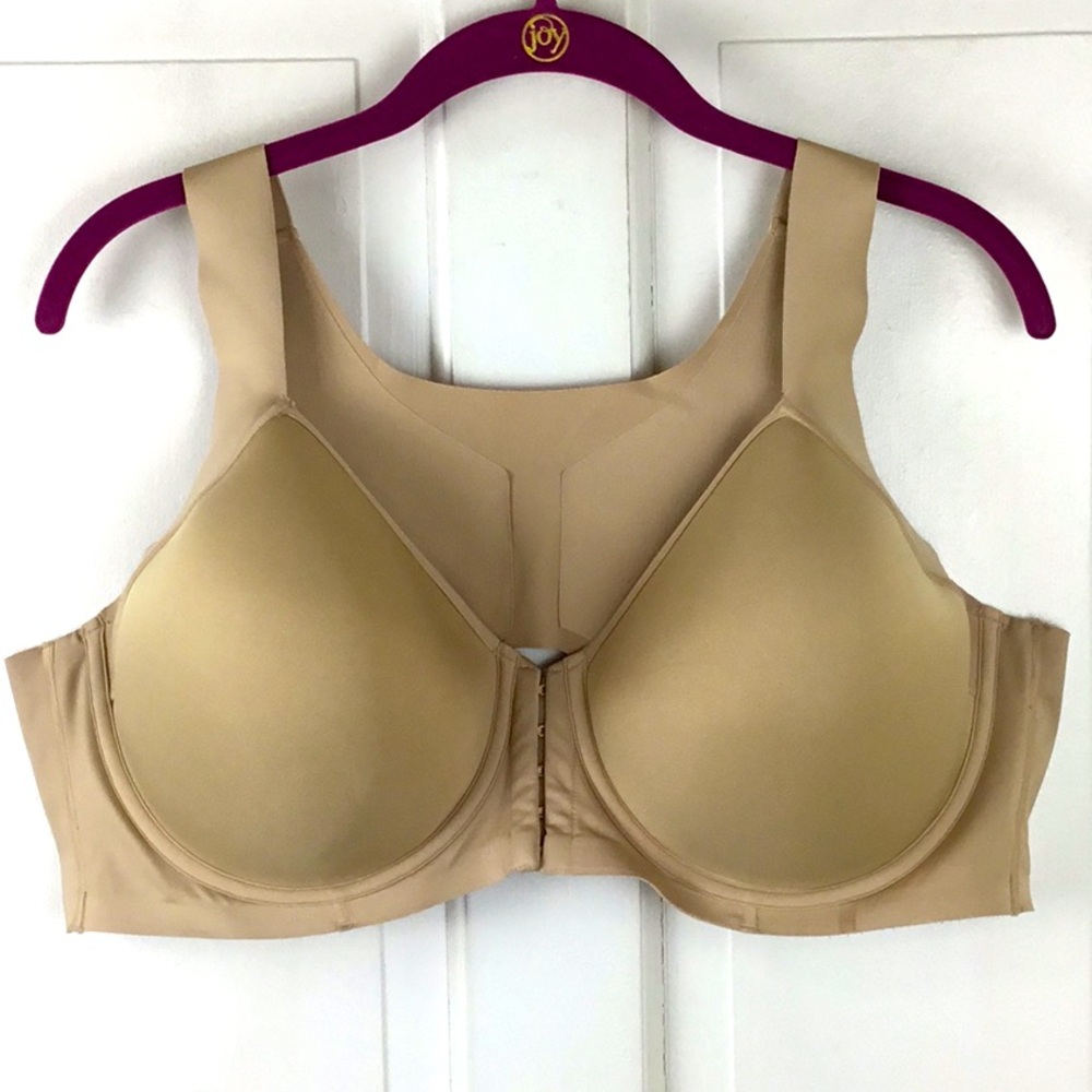 Bali‎ One Smooth U Posture Boost Underwire Bra Size 44DD Beige DF3450